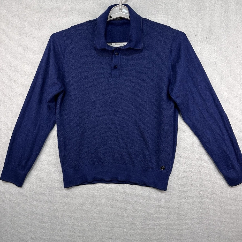 Stefano Ricci Pullover Sweater 56IT 46US XXL Navy Blue